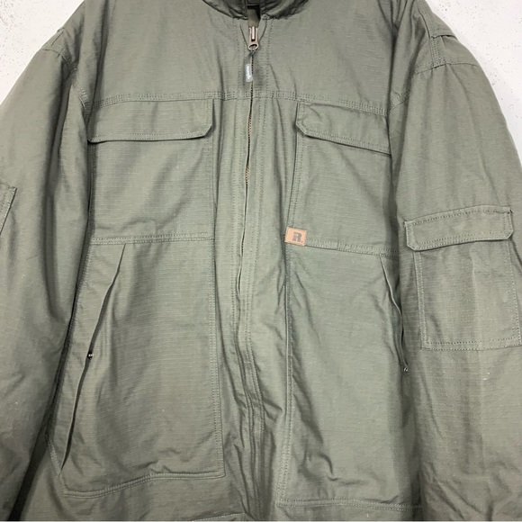 Wrangler Ranger Workwear Olive Green Jacket Size 3X - Picture 3 of 9